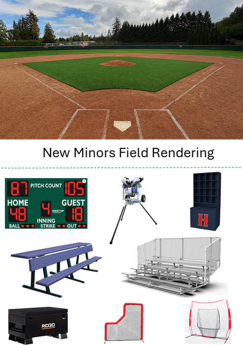 Planned Hillsborough Little League field improvements and equipment needs